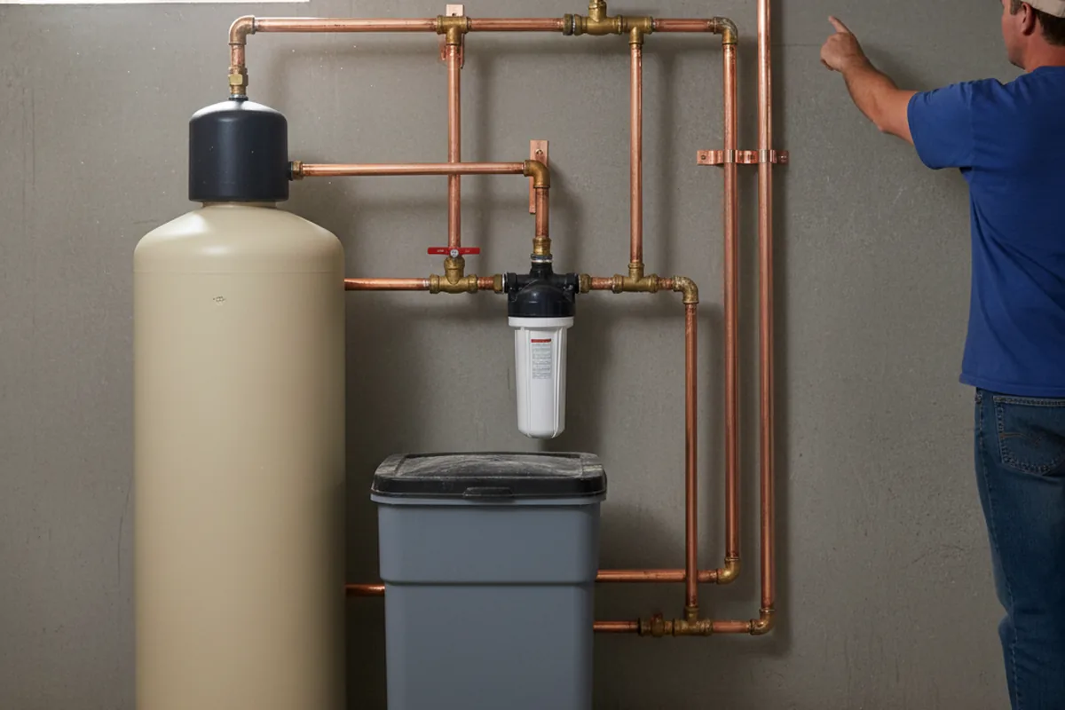 Whole-house water treatment system installed in Urbana